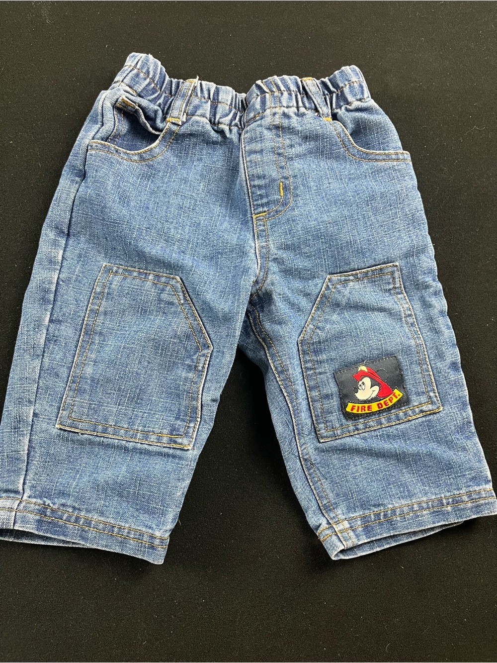Vintage Mickey Mouse fireman boys Jeans